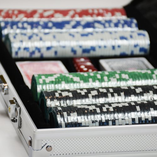 Poker set v kufríku - 300 žetónov
