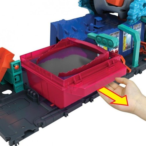 Hot Wheels City Color Reveal - Automyčka sa žralokom
