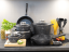 Set of marble cookware with non-stick surface - 17 pcs