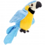 Interaktívny hovoriaci papagáj - modrý