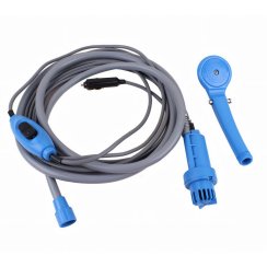 Turistická sprcha na koupání umývání survival camping 12V hák