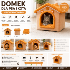 Domek dla zwierząt 33x29x26cm