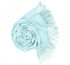 Dámská světle modrá pashmina P20 / Dámská světle modrá šála