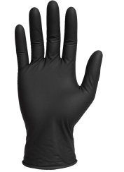 Rękawice nitrylowe SD GLOVE S 100 ks, bezpudrowe, czarne, 3.5
