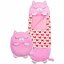Happy Nappers sleeping bag for children - pink cat
