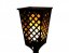 Garden solar lamp with the effect of a blazing fire