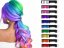 Grzebień do włosów z kolorowymi kredami - 10 kolorów