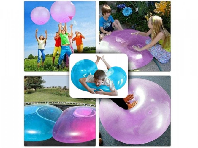 Flexible inflatable ball - pink