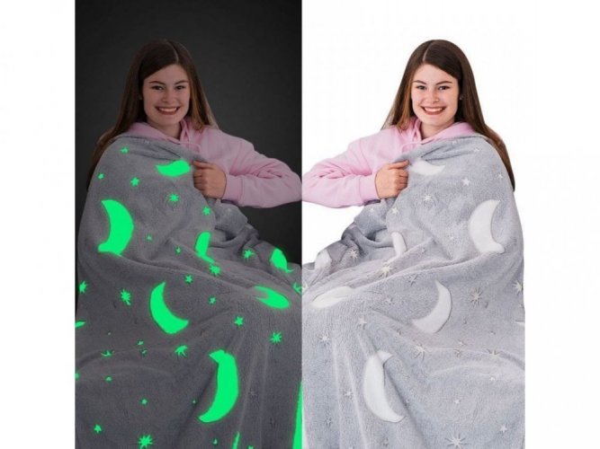 Glowing microfiber blanket - Soft Dreams