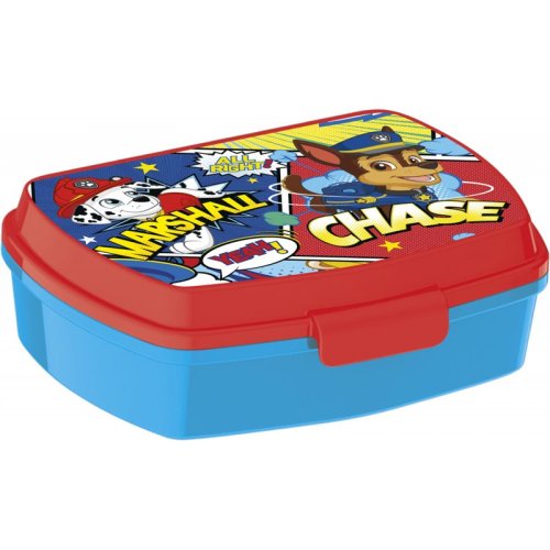 detsky box na svacinu paw patrol modry