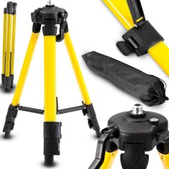 Stativ pro laser a laserovou vodováhu závit 5/8 palce 360 trojnožka + pouzdro – OR1190