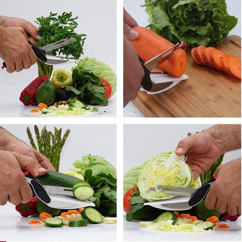 clever cutter knife and chopping board 2 in 1 stainless steel knife and cutting board 500x500
