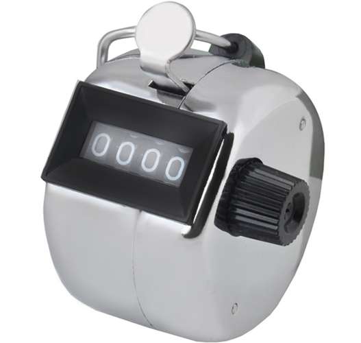 Clicker - mechanické ruční počítadlo