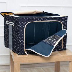Textilní úložný box na oblečení a deky 66 l - STACKBOX