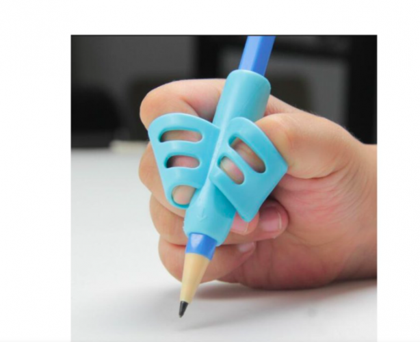 Aid for holding the pencil correctly