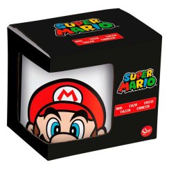 taza retrato super mario