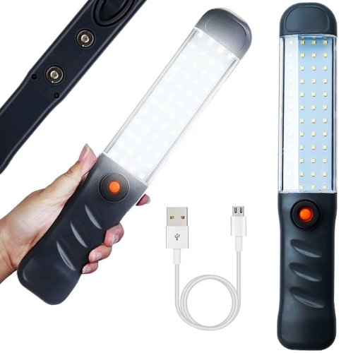Powerful workshop lamp with 48 LED COBs
