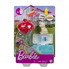 Barbie mini herní set s mazlíčkem grilování - MATTEL