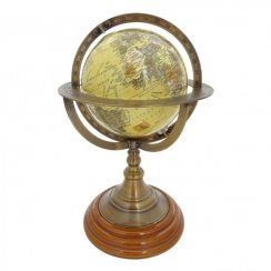 globus dekoracyjny na mosieznej podstawie nc2142