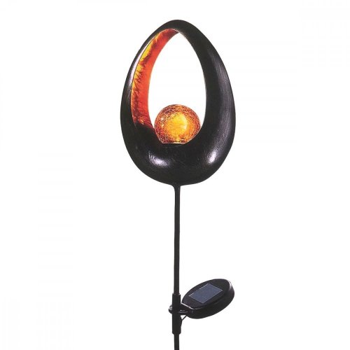 5375 Solarlampe Wegbeleuchtung LED blau Motiv Muschel Solarleuchte Lampe Leuchte