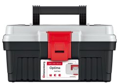 Skrzynka na narzędzia OPTIMA 360x195x183 mm szara
