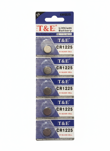 Lítiová gombíková batéria CR1225 (5 ks)