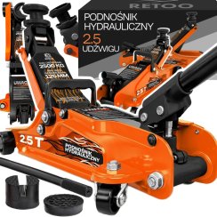 Hydraulický zdvihák žabák pro auto 2,5 t 380 mm MR181