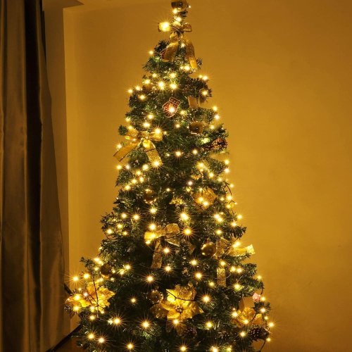 Vnitřní vánoční řetěz 5 m 50 LED - teplá bílá