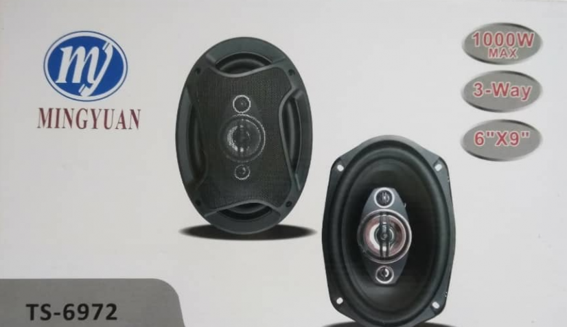 Car speakers TS-6972 - oval, 24x16cm, 1000W, set of 2pcs