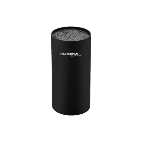 Kuchyňský stojan na nože – černý soft-touch design, 22 cm