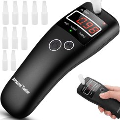 Přesný alkotester s kalibrací 5× náustek tester