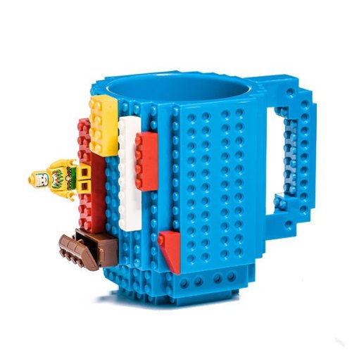 Building blocks mug - BLUE