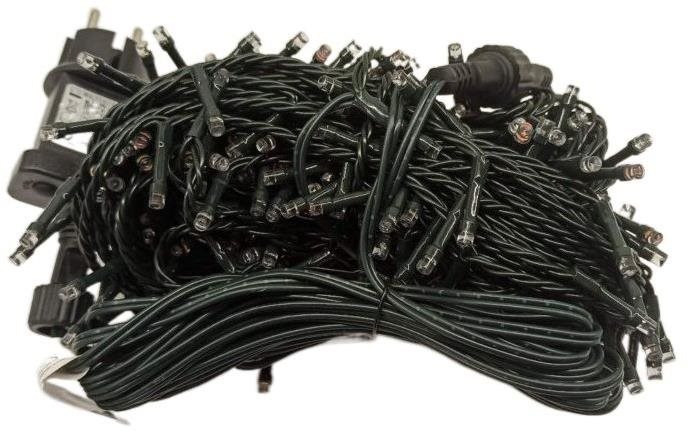 Vnitřní vánoční řetěz 5 m 50 LED - studená bílá