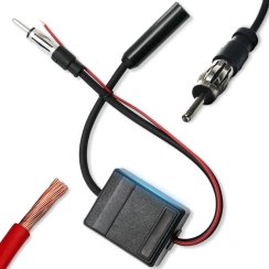 Zesilovač autoanténového signálu FM/AM +16 dB