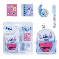 Zestaw do pisania z mini plecakiem Stitch