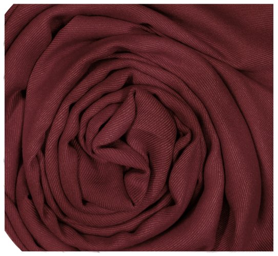 Bordowa pashmina damska P9 / Szalik damski bordowy