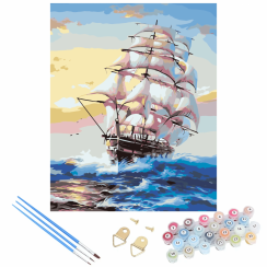 Painting by numbers 40x50 cm - Sailing ship