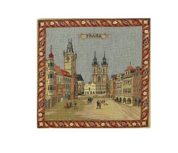 Povlak na polštář- Praha- 35 x 34 cm