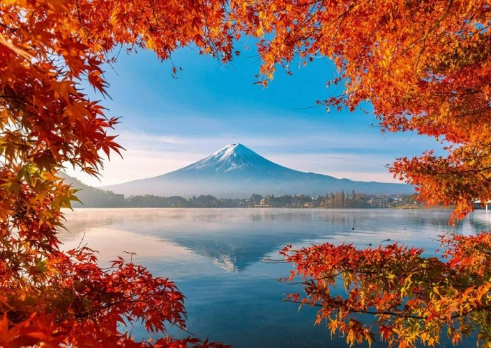 Jesenné kúzlo na hore Fuji 1000 kusov - SCHMIDT