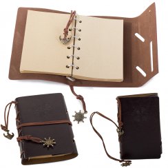 Travel notebook retro vintage - brown