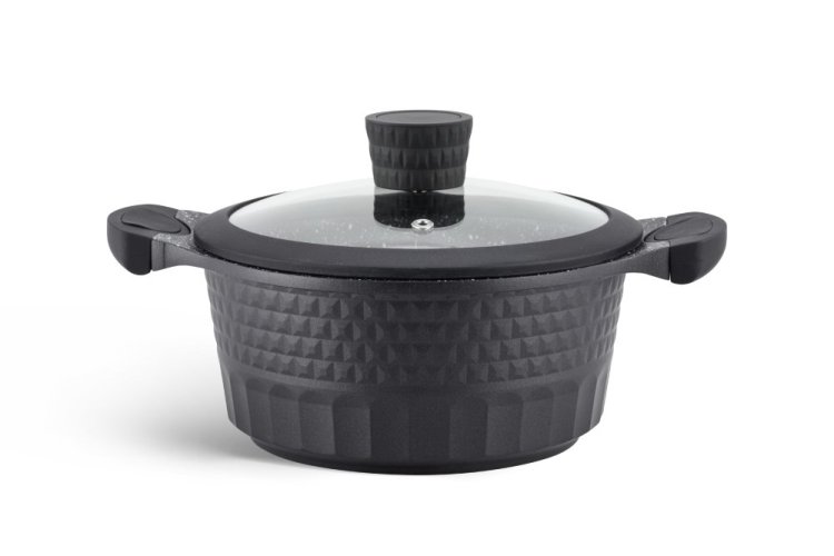 Set of dishes with ceramic-marble surface - 10 pcs