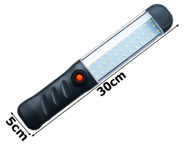 Powerful workshop lamp with 48 LED COBs