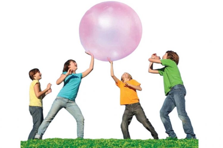 Flexible inflatable ball - pink