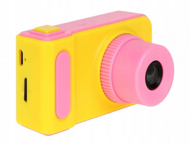 Mini kamera dla dziecka z aparatem - Barva: Žluto - Růžová