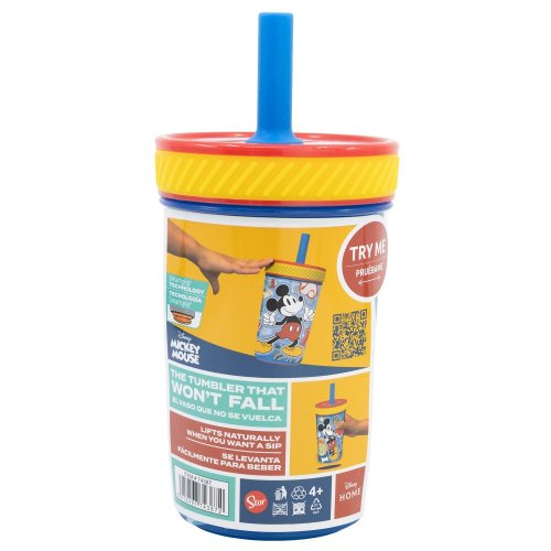 Bezpieczny plastikowy kubek 370 ml - Mickey Mouse Cool Stuff