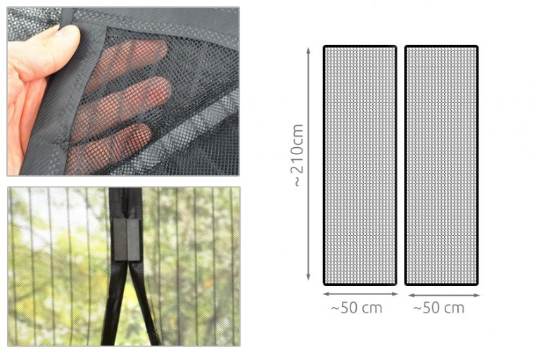 Magnetic insect net Magic Mesh