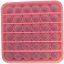 Pop It Antistress toy square glowing in the dark pink