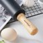 Silicone dough roller - 38 cm, wooden handle