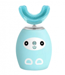 Detská vibračná elektrická zubná kefka - modrá
