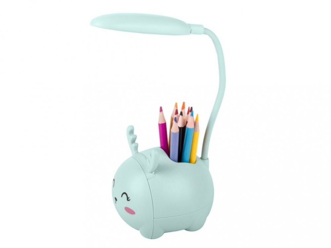 Lampka nocna dla dzieci led usb organizer stojak telefon do czytania nauki